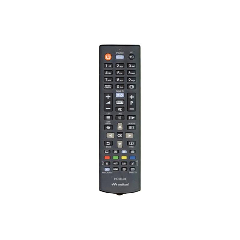 TELECOMMANDE HOTEL pour 1 APPAREIL (grandes touches