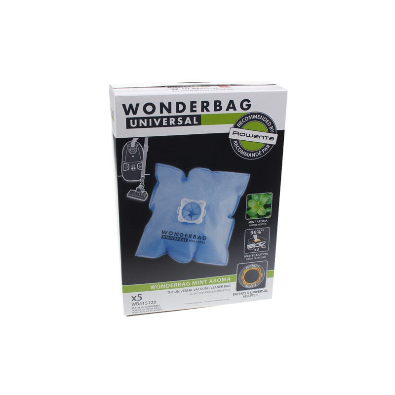 Bags for Vacuum Cleaners Rowenta Wonderbag Scented Mint Universal