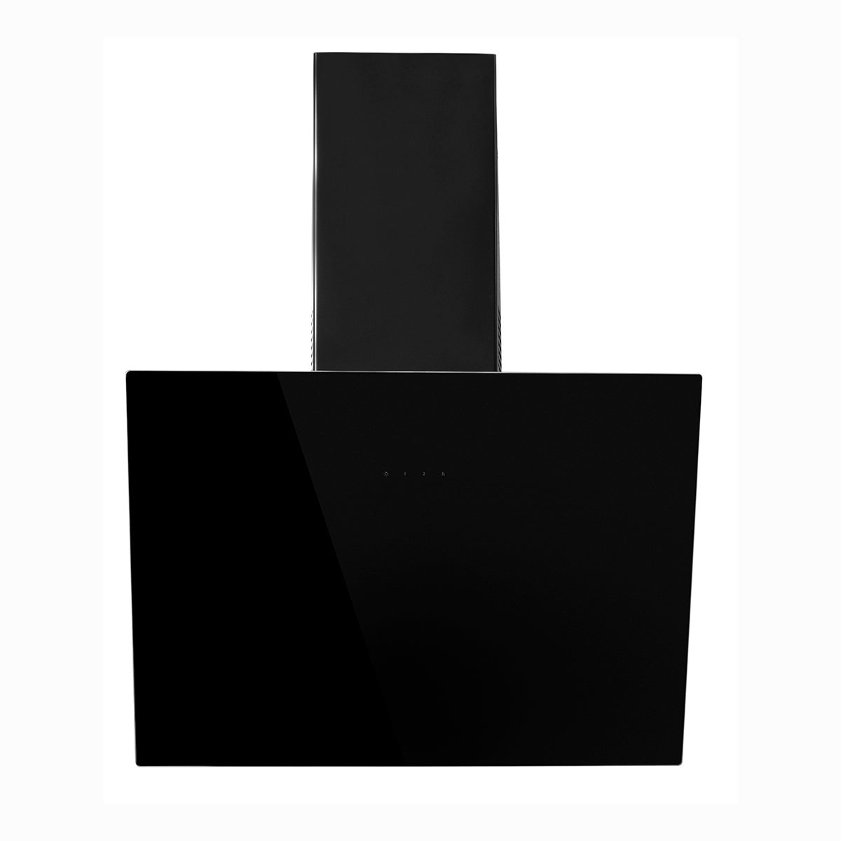 Amsta amhiv60faeb campana inclinada decorativa 60cm 700 m³/h 3 velocidades + función intensa negro