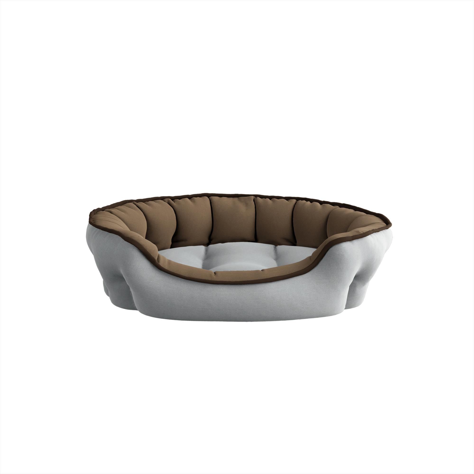 Piumino Invernale Bicolore Sogni E Capricci Double-Face - Grigio Chiaro/Scuro Singolo 150x200cm