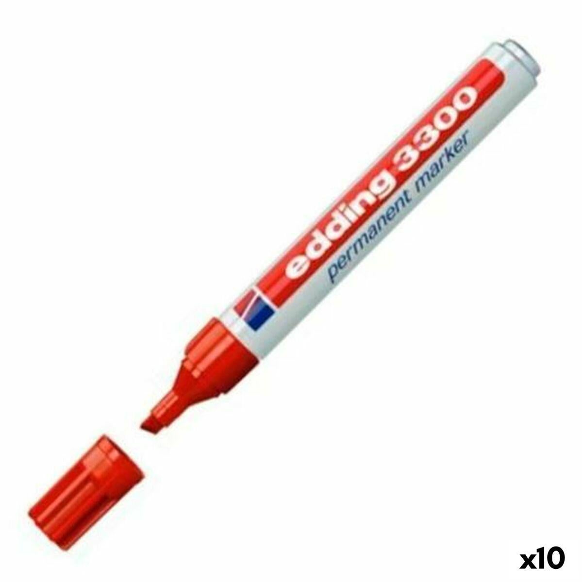 edding EcoLine 21 Permanentmarker Medium Ronde punt 1,5 - 3 mm Zwart Navulbaar Waterbestendig