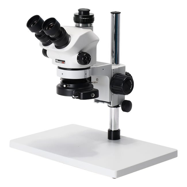 Microscope stéréo trinoculaire haute définition 7-50X avec caméra de  Microscope intégrée de 10 pouces pour l'identification de réparation de  téléphone