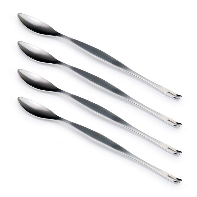 3 Claveles - Lote de 2 Pinzas y 4 Tenedores para Marisco en Acero  Inoxidable | Leroy Merlin
