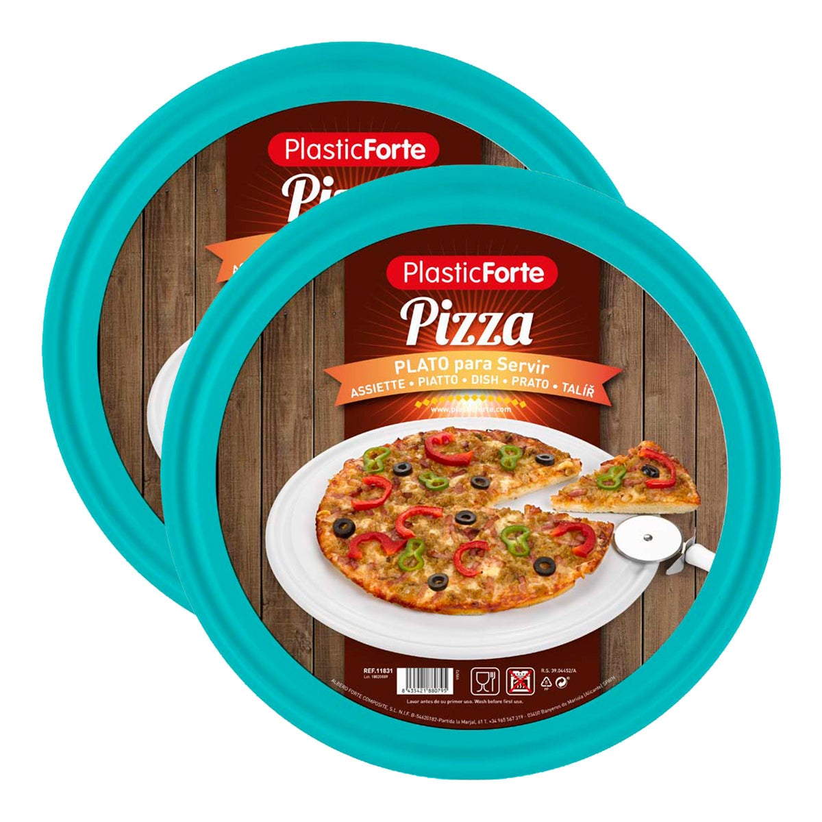 Plato Para Pizza - Plastic Forte