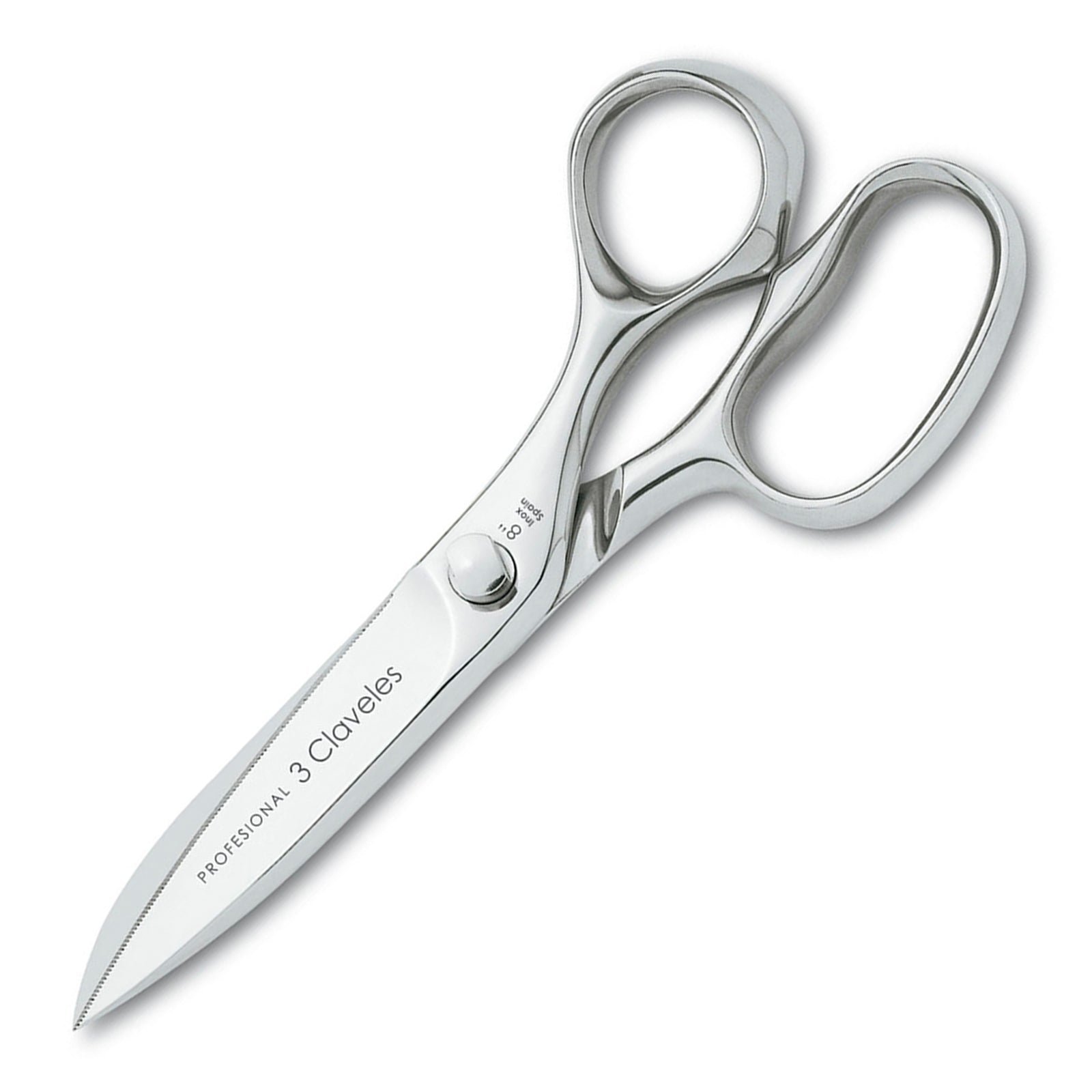 Tagliaunghie 3 Claveles In Acciaio Inox - Media 6 Cm - Confezione Blister Da 12 Pezzi