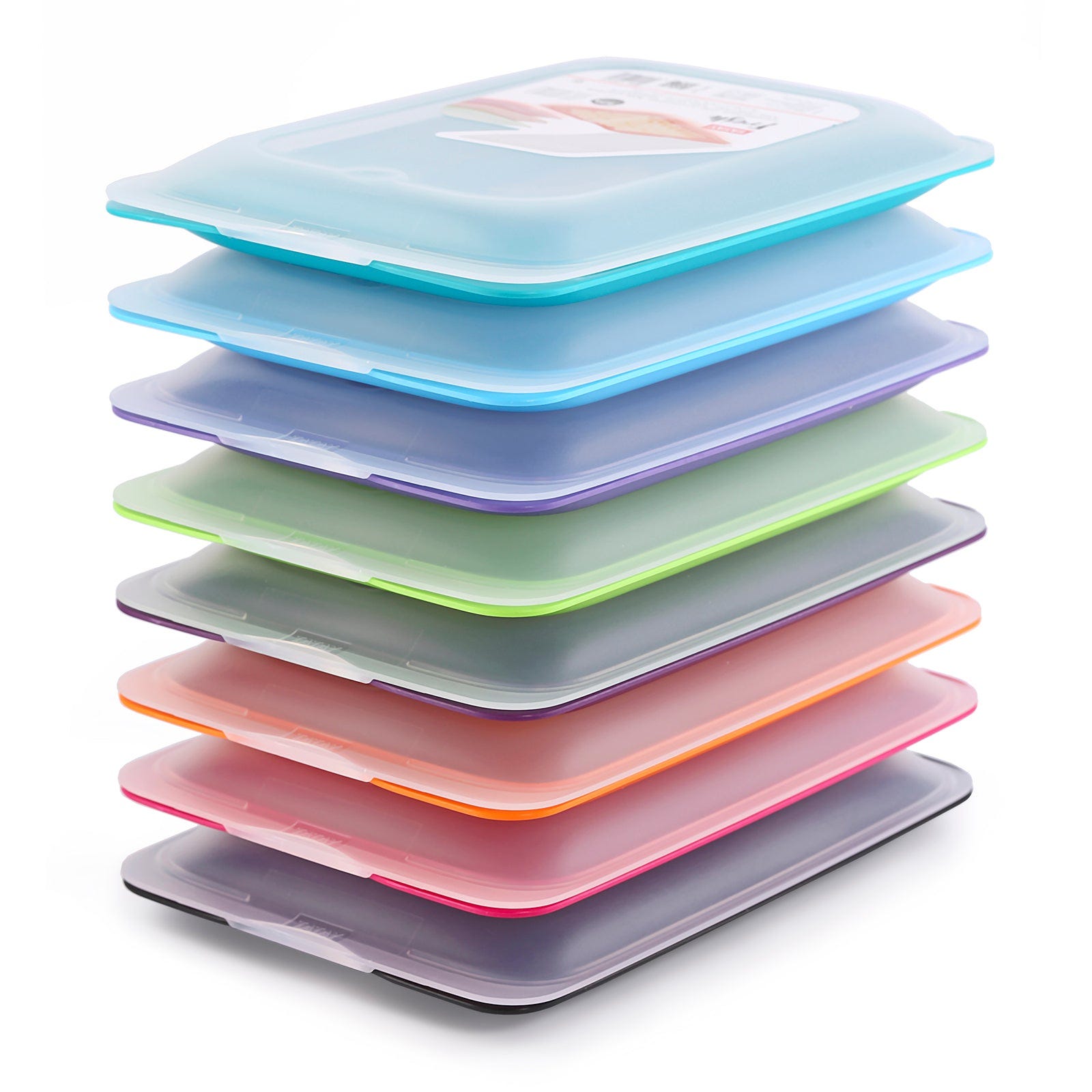 TATAY Fresh - Set de 8 Recipientes Porta Embutidos y Alimentos. Colores  Básicos