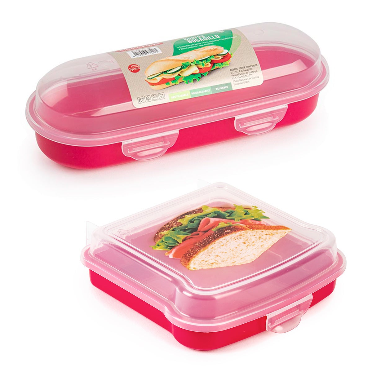 Porta Sandwiches - BPA Free - Tienda Oficial Plastic Forte