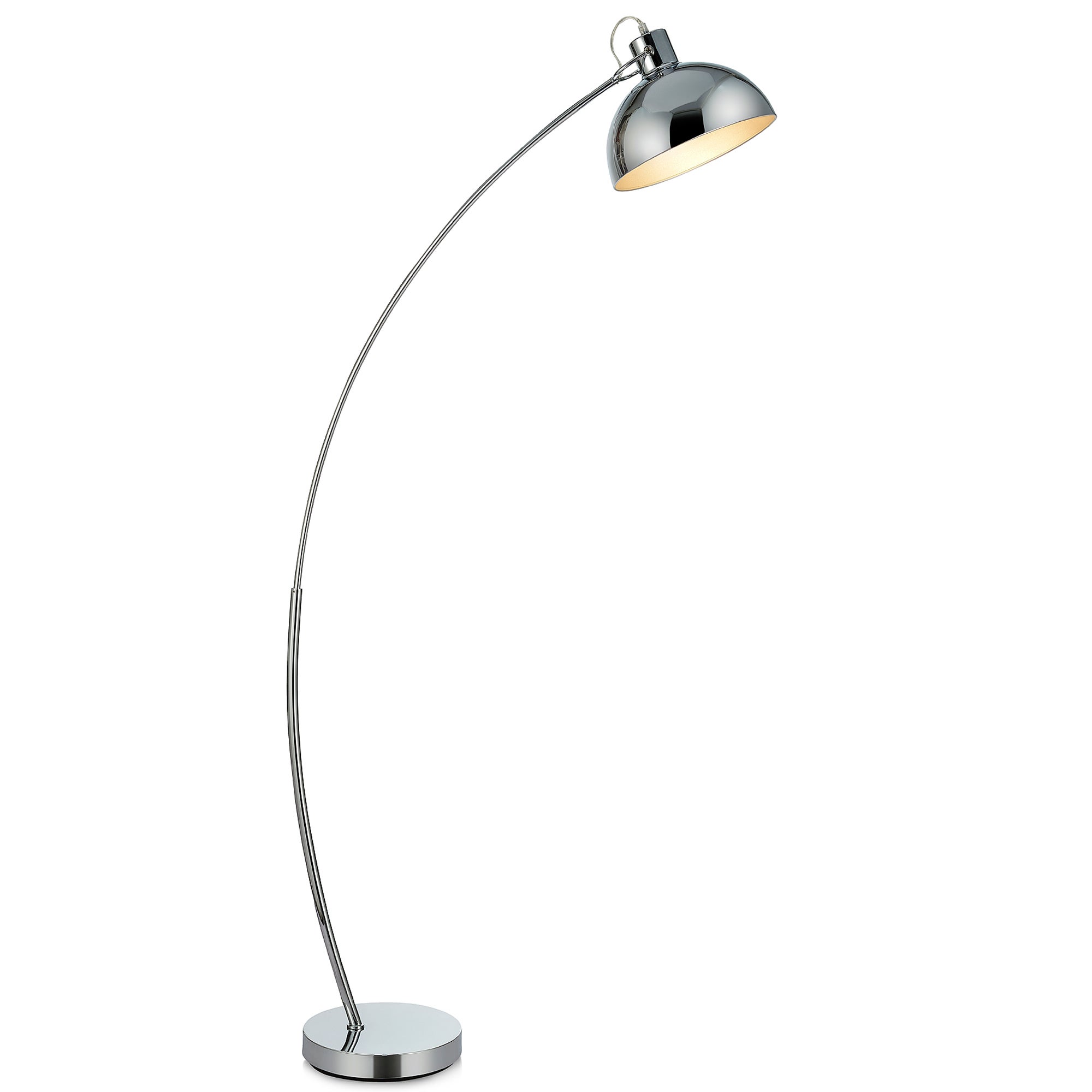 Lampada da terra LED Illuminazione Cromata Moderna Arquer Teamson Home  VN-L00010-EU