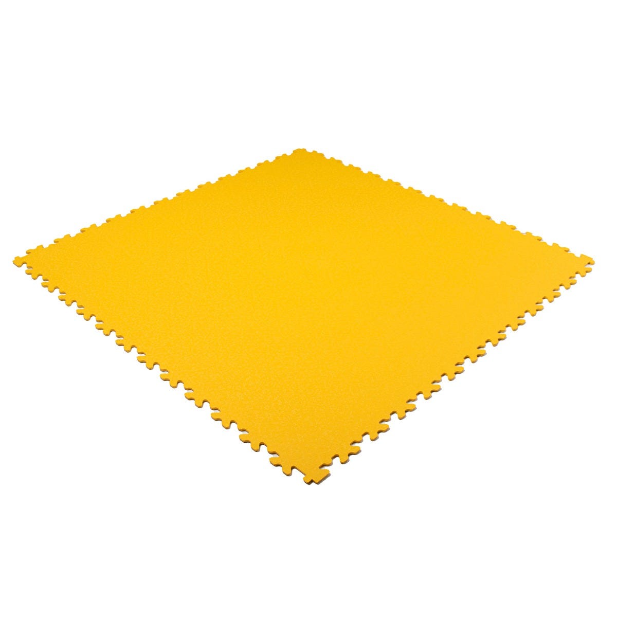 Dalle de garage jaune en polypropylene clipsable