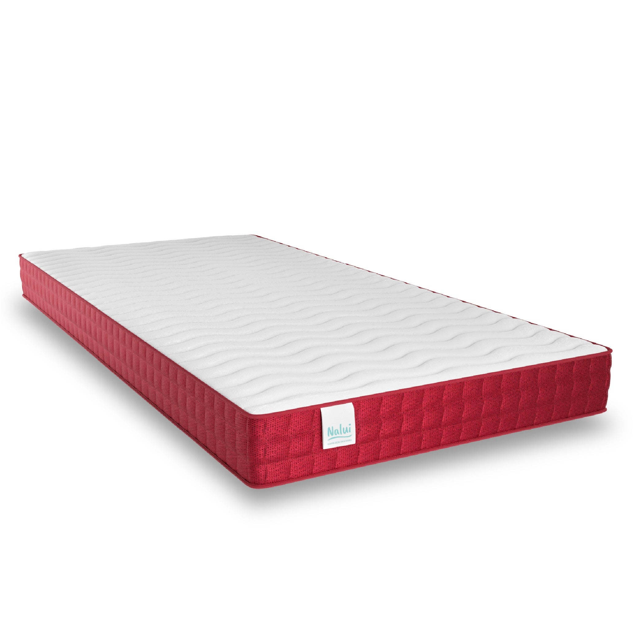 Nalui-colchón cama nido gredos con tejido strech y tejido 3d transpirable. altura: 15/16cm | hecho en españa 105x200 cm blanco