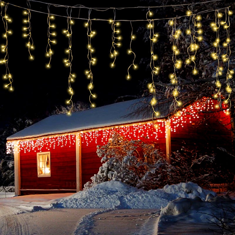 Guirlandes lumineuses de Noël, extérieur, intérieur