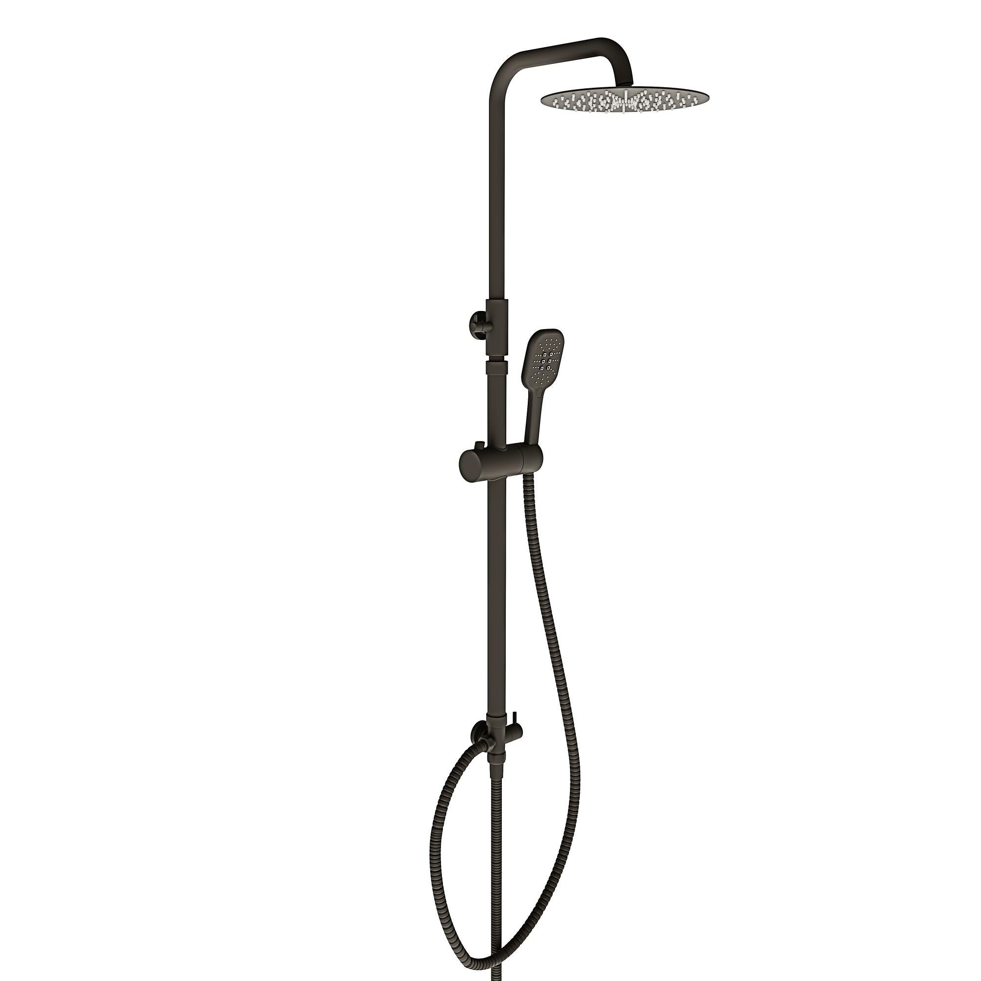 Colonna Doccia Acciaio Inox Senza Miscelatore - Con Soffione E Doccetta Regolabile - Foto 2