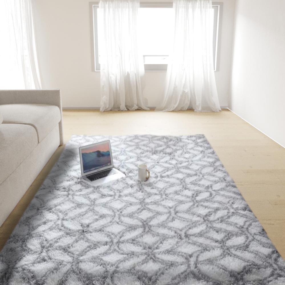 Tappeto Shaggy A Pelo Lungo Antiscivolo Moderno Per Salotto Camera Soggiorno In Diversi Colori E Misure Colore Intenso e Brillante 230x320 cm Turchese | Leroy Merlin
