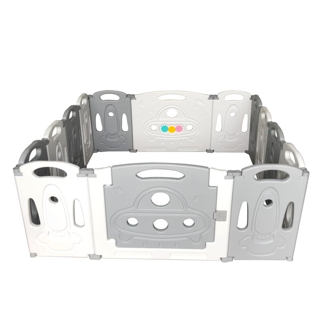 Box Bambini 90x90cm Con Materassino Schiuma - Recinto Sicuro Con Rete Traspirante Per Interni Ed Esterni - Foto 13