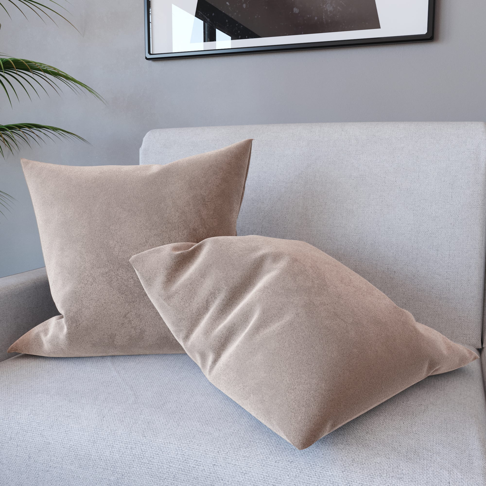 Cuscino elegante per divano in cotone naturale Bloomingville