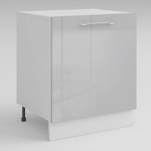 Protection sous évier de cuisine en aluminium, SOTTOLAVELLO Elément bas  avec côté (562x530) MADE IN ITALY