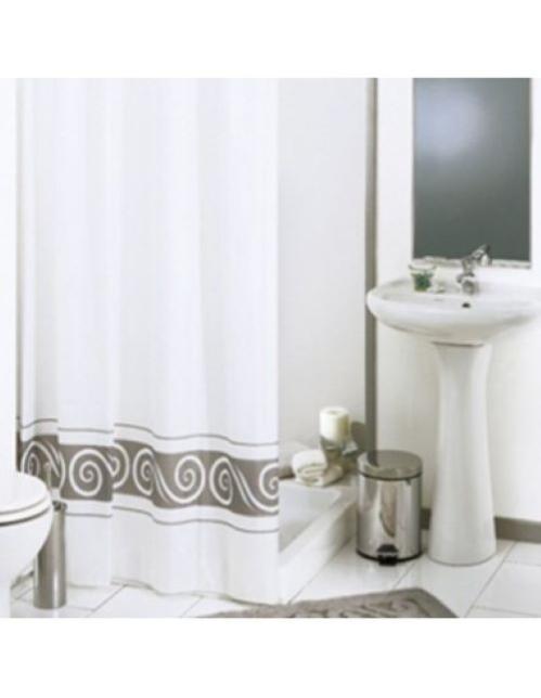 Tenda Doccia 180x200cm - Verde, Impermeabile E Lavabile - Con 12 Ganci - Foto 5