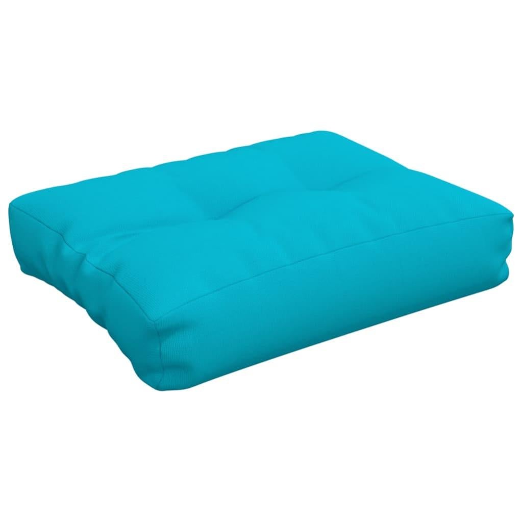 VidaXL Cuscino per Divano Pallet Turchese 50x40x12 cm Tessuto | Leroy