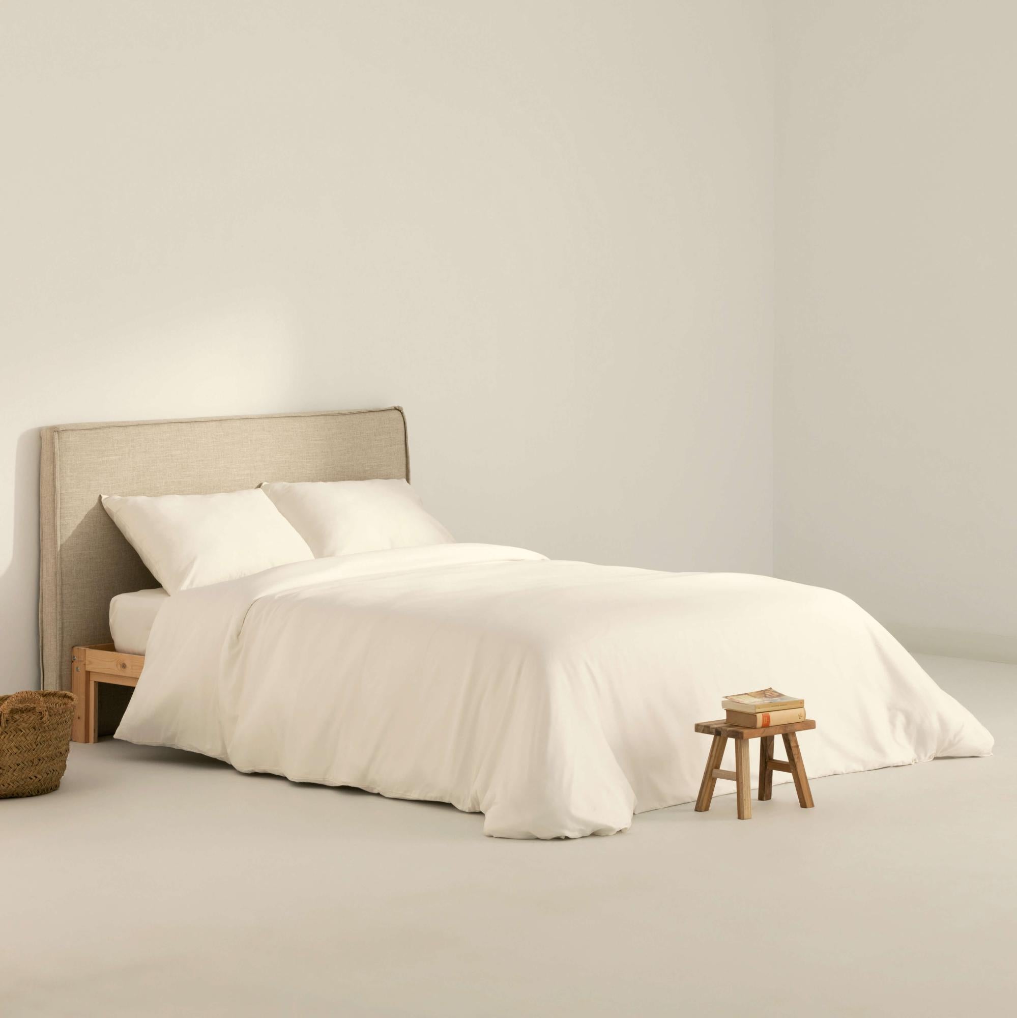 Copripiumino in satin 300 fili Naturale - 220x220 cm | Leroy Merlin