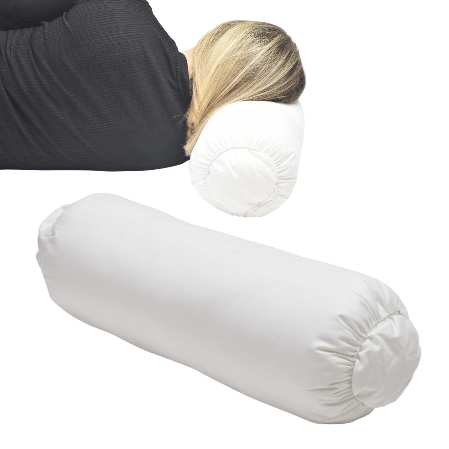 Almohada con forma de cuña sujeción de espalda y piernas cojín de lectura  40x30x48cm