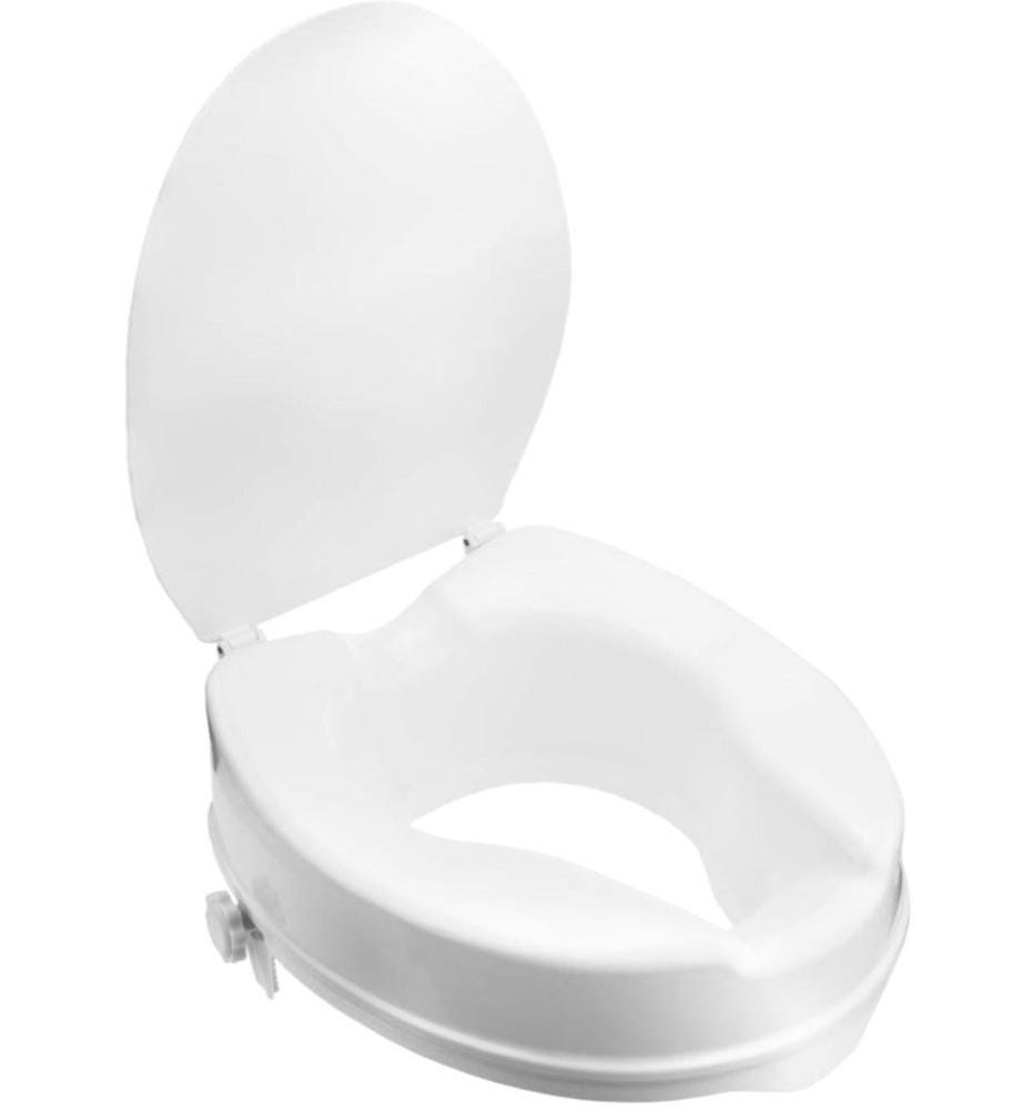 Elevador WC Con Tapa 10 cm, Universal Ortoprime