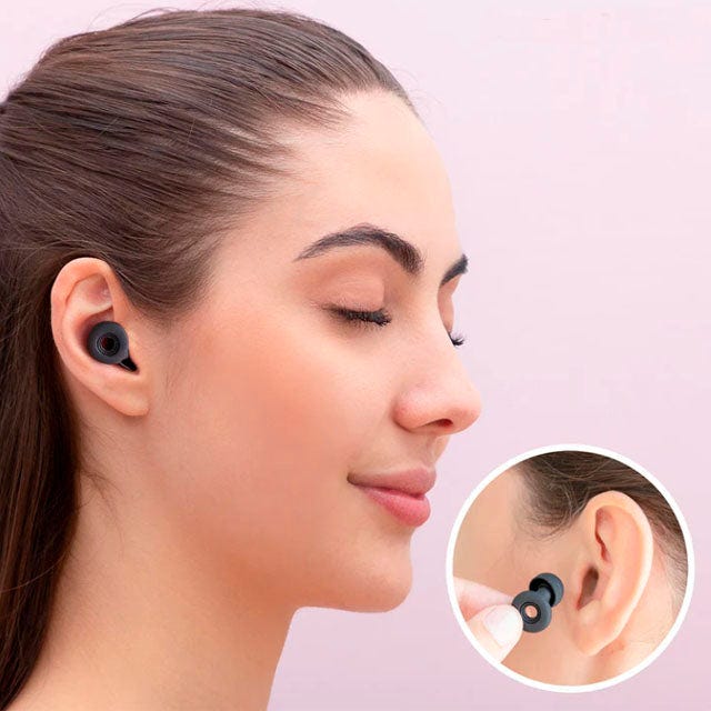 Tapones Oídos Ruido de Silicona con Almohadillas Adaptativas