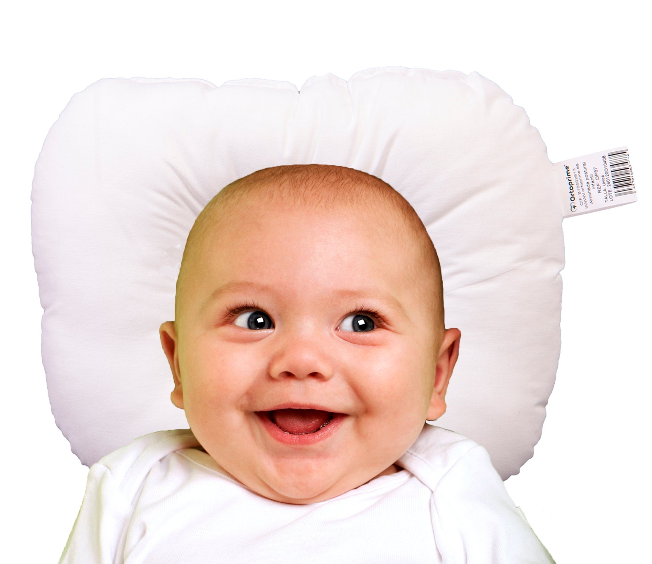 Almohada Infantil de algodón Blanco - Almohada para bebés de 1 año 2 años 3  años Tamaño