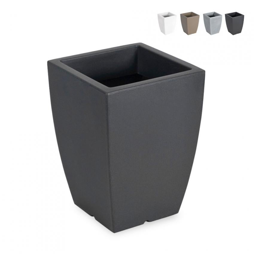 Vaso da fiori Heos 39,5x39,5x24 cm, Bianco | Leroy Merlin