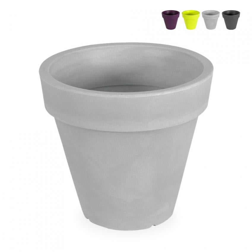 Vaso Prosperplast HEOS 47 Cm – Portavasi Rotondo In Plastica Per Interni/Esterni - Foto 4