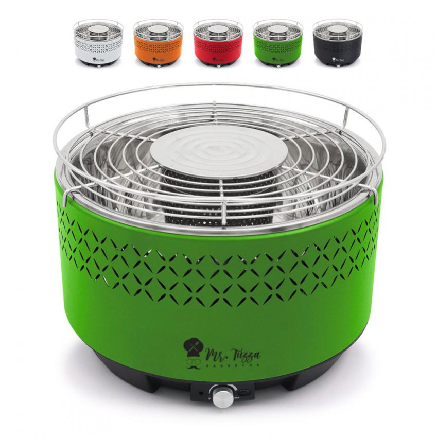 ARDES | ARBBQ01 Barbecue Elettrico Senza Fumo BRASERO GRILL, BBQ Doppia Griglia Elettrica Xxl Con Paratia Anti Schizzi E Paravento Griglia Elettrica 89069532