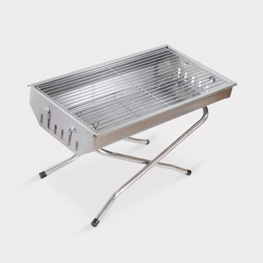 Barbecue Charbon De Bois Aktive 33 Cm - Portable Pour Camping, Terrasse, Plage