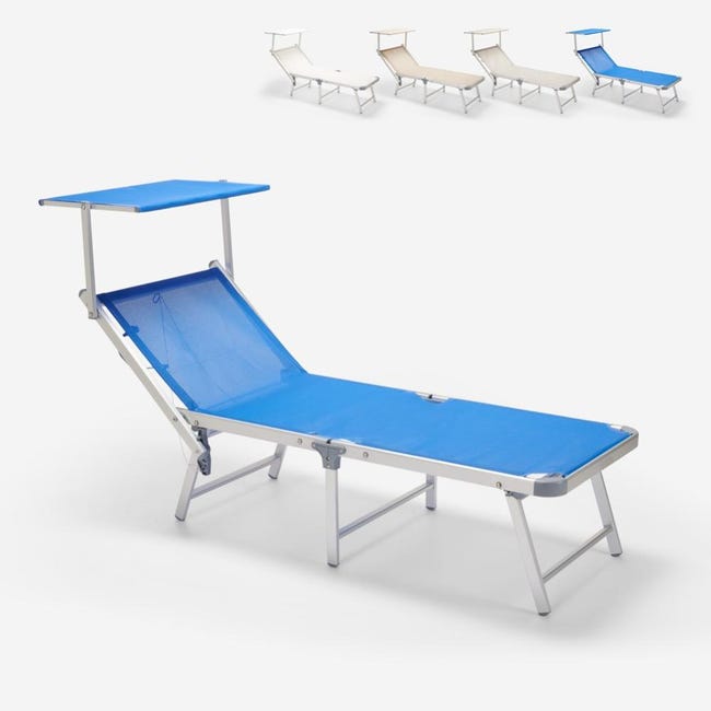 FORMA - Sdraio Plaz, struttura in tubo in alluminio anodizzato FORMA - Sdraio Plaz, struttura in tubo in alluminio anodizzato