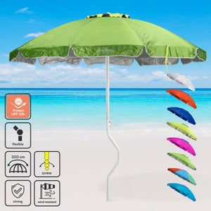 Transformer un parasol en tente de plage DIY - Marie Claire