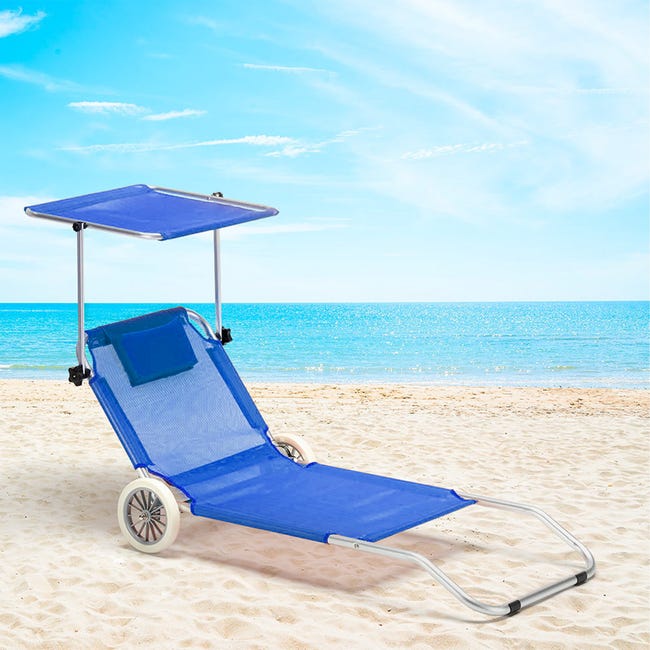 Tumbona de playa  Hamacas de playa, Accesorios de playa, Sillas de playa