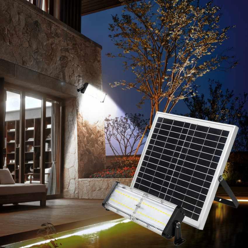 GOLUUP Luci Solari da Esterno RGB, 36 LED Faretti Solari da Giardino