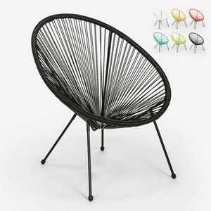 Chaise design géométrique style moderne en métal et plastique Hexagonal,  Couleur: Rouge