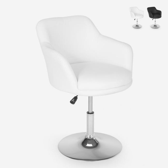 Sedia da ufficio ergonomica senza braccioli, regolabile in Sedia da ufficio ergonomica senza braccioli, regolabile in