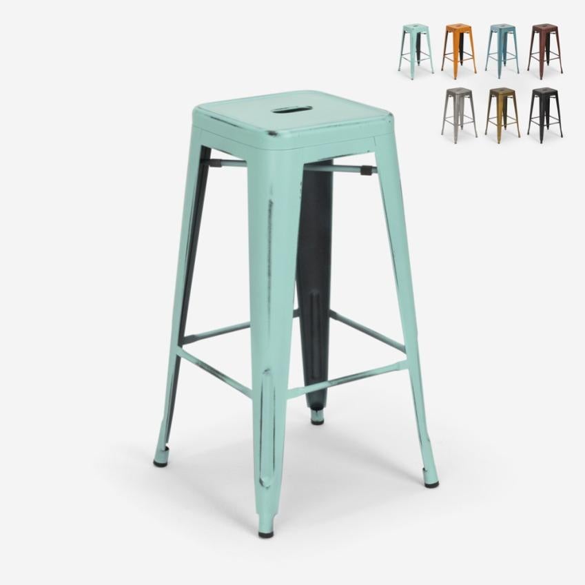 Targa in metallo vintage con scritta Bless This Kitchen Rustic