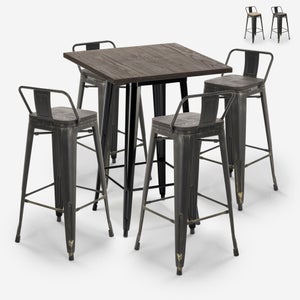 Set tavolo bar con sgabelli nuovo art.60211 consegna  gratuita