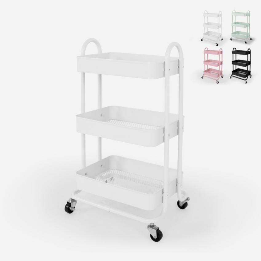 Carrito estante Multifuncional con ruedas Carrito estante Multifuncional con ruedas