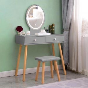 Plateau De Rangement Irisé Pour Bijoux Et Accessoires - Design Miroir, élégant - Pour Coiffeuse, Table De Chevet, Déco