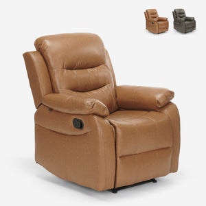 CAMBIA TUS MUEBLES - Nexus butaca Relax, sillón reclinable Manual, Color  Marrón : : Hogar y cocina