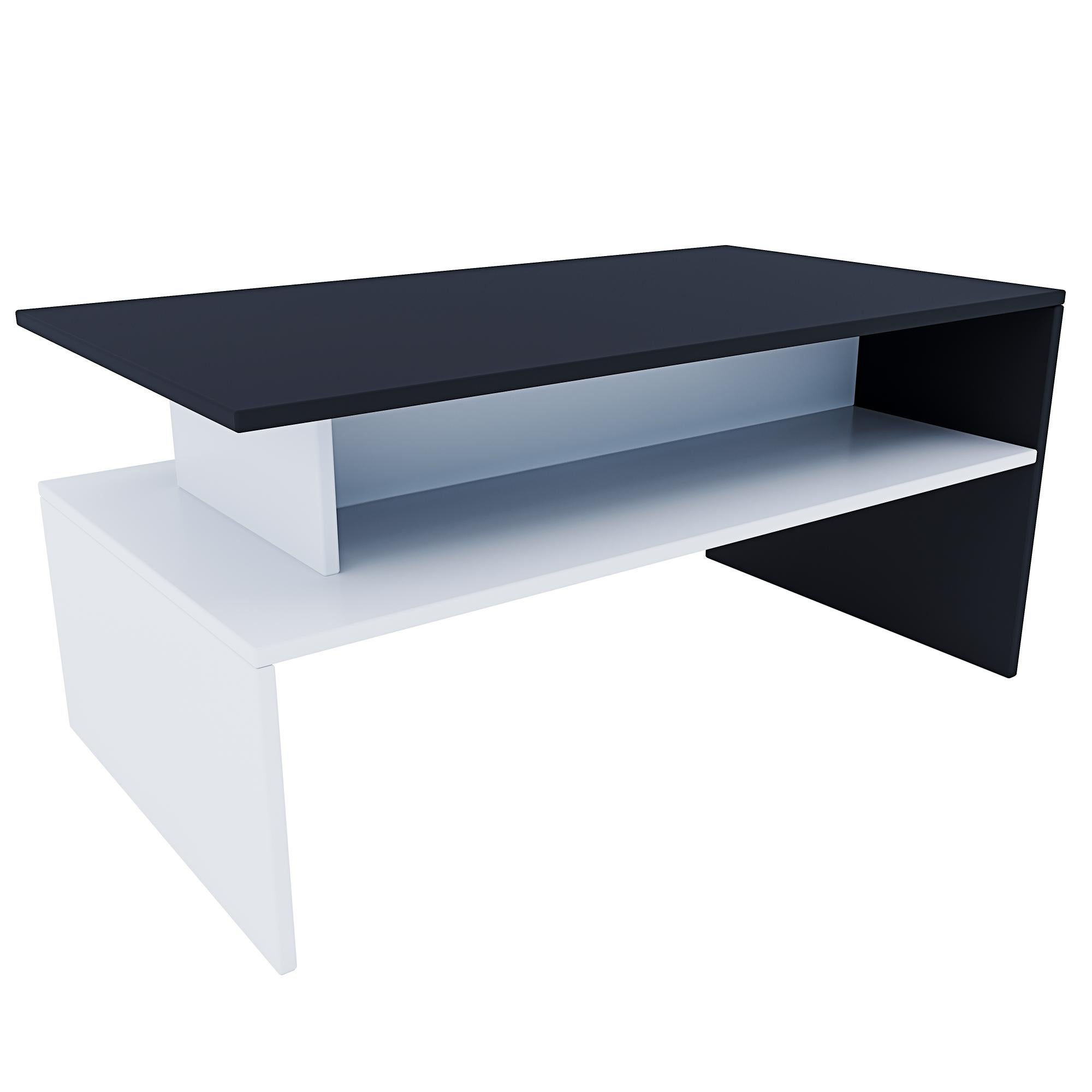 Nathan James Beacon - Tavolino Bohémien Con Contenitore, Rettangolare, Gambe In Legno E Ripiano In Alga, Marrone - 2