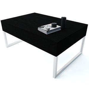 AXELLE Tavolino nero H 49 cm - Ø 60 cm