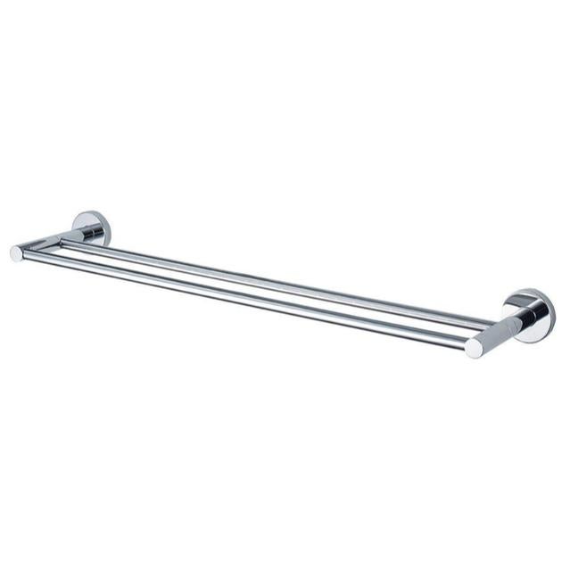 Haceka Kosmos Chrome Barra Con Ganci Per Bagno, Accessorio In Ottone Cromato, Fissaggio A Vite O Colla, Design Moderno - 3