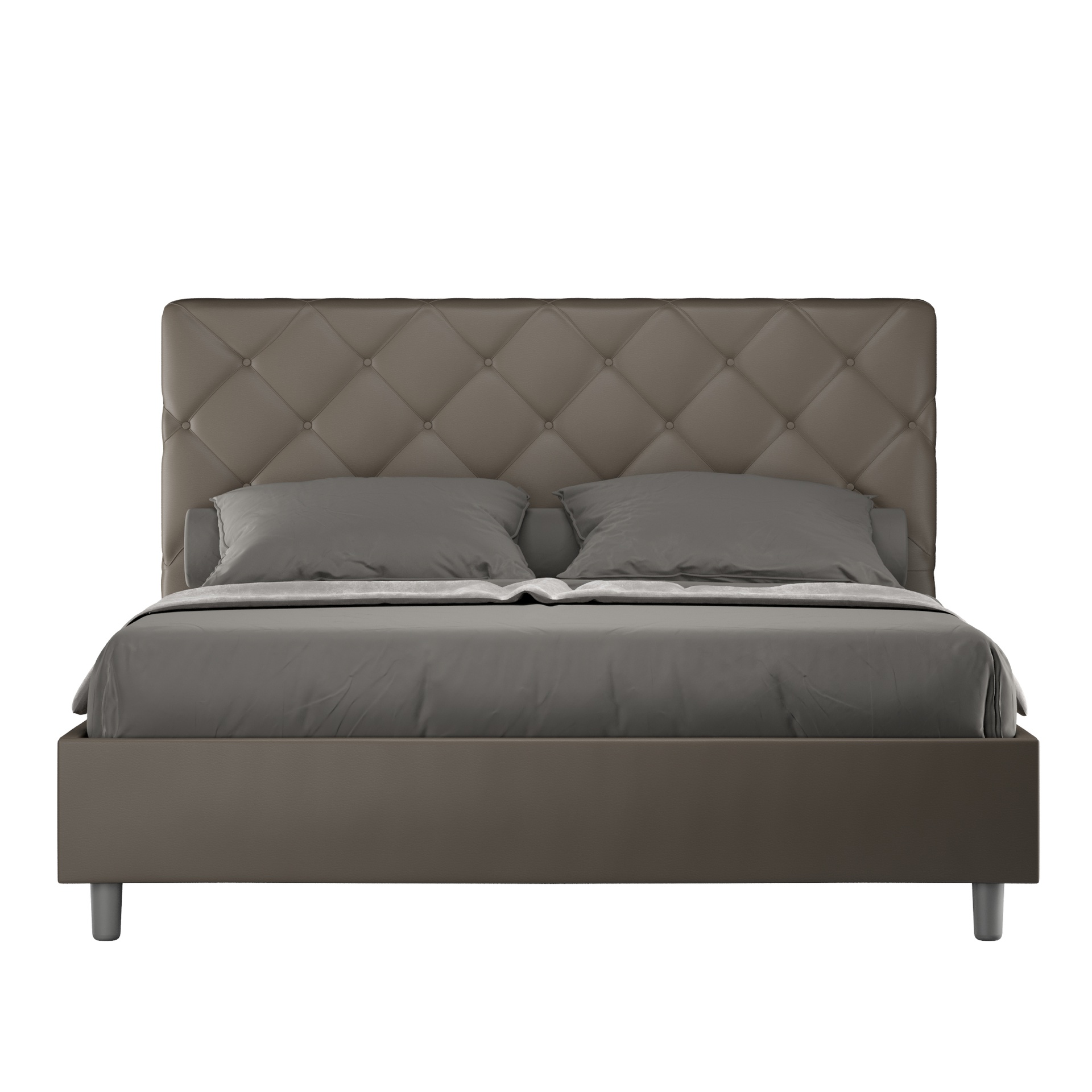 Priya cama l.170 d.210 base y contenedor de capuchino