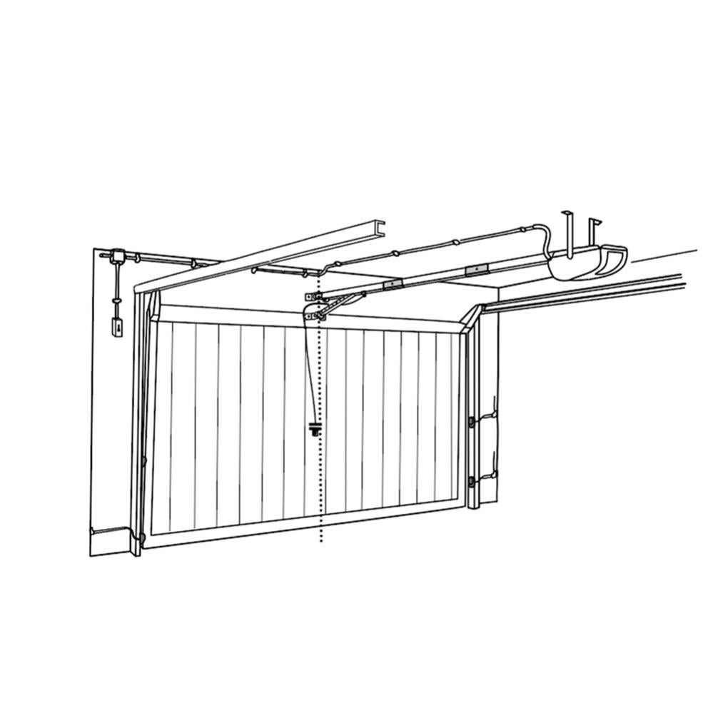 Kit Motorisation Ouvre-porte de garage Ducati Home Automation UP120 - puissance de levage 120kg max, Hauteur max de la porte 2,4m - 2