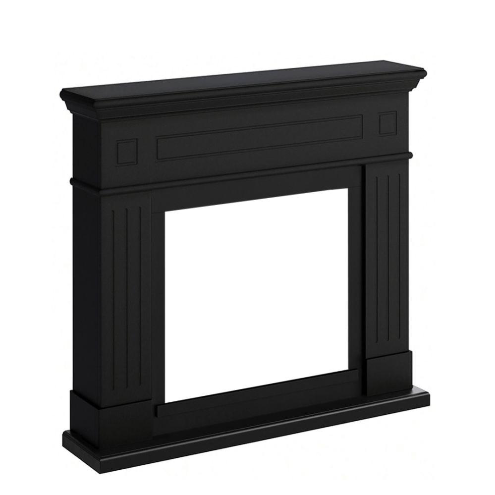 Mpc Fireplace Marco Pienza Negro Negro Profundo Leroy Merlin