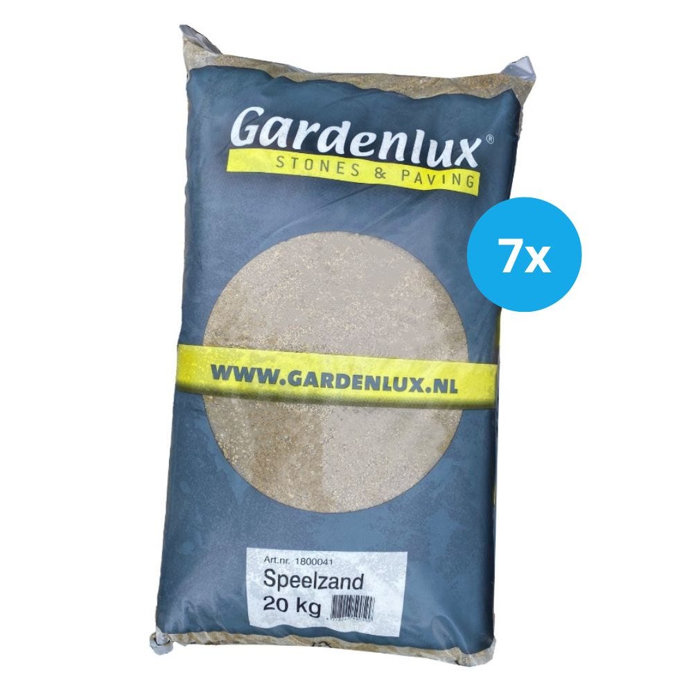Gardenlux Sable de jeu - Sable pour bac à sable - Certifié - Pack