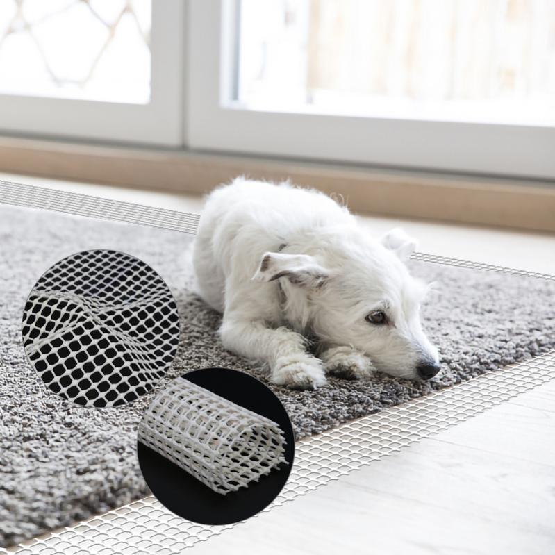 Sous-Tapis Antidérapant 200x200 Cm – PVC Découpable Pour Tapis, Moquette, Tiroirs – Universal Et Réutilisable – Facile à Nettoyer